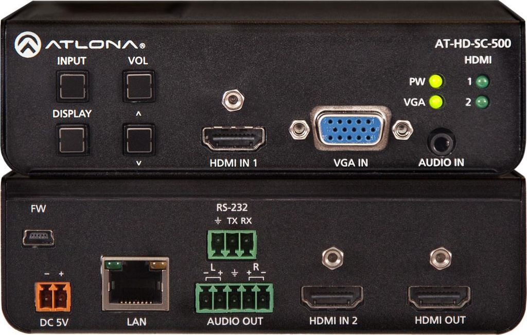 Atlona AT-HD-SC-500 HD Video Scaler für HDMI and VGA Produktbild 
