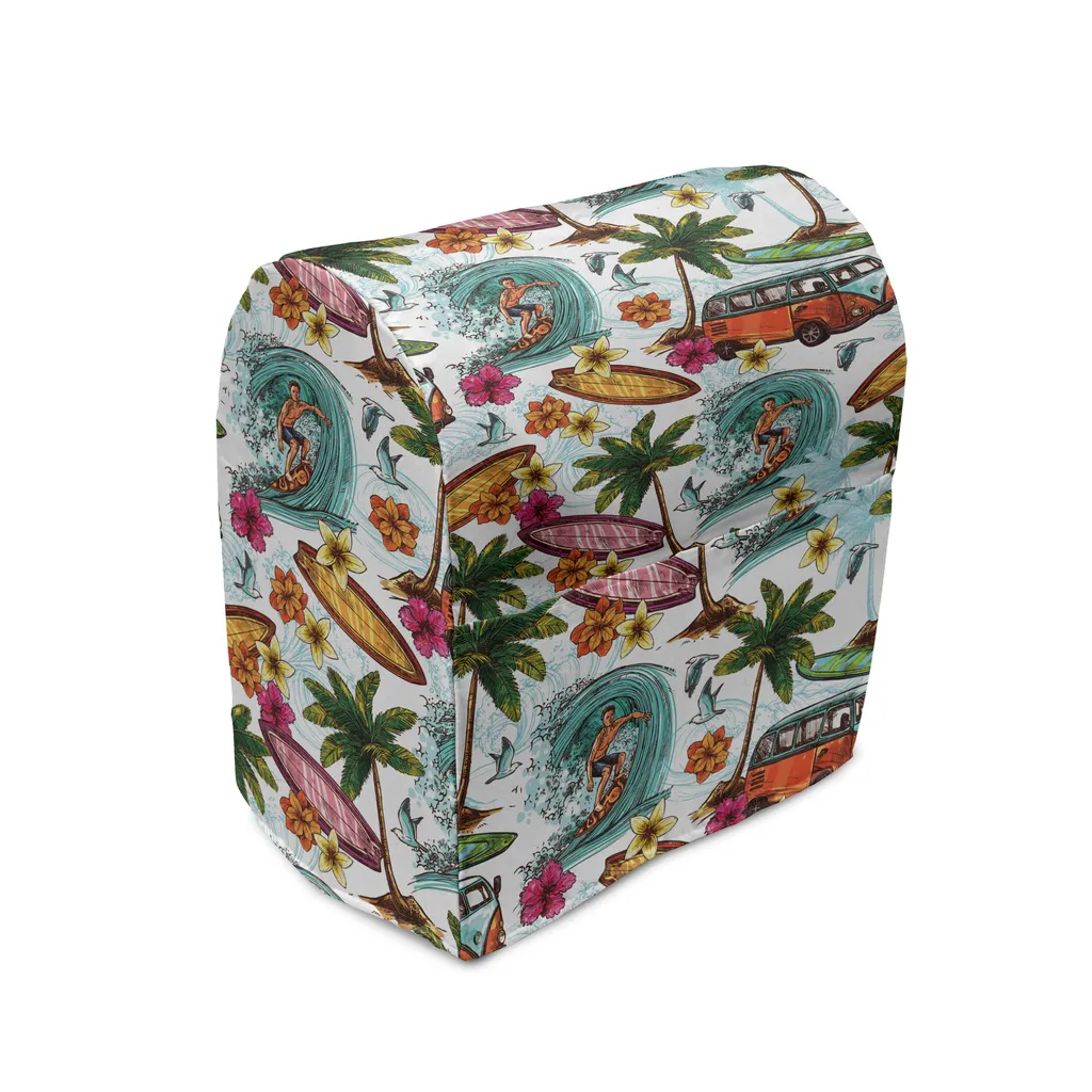 Housse mixeur multicolore 36x39x24 cm avec poches latérales pratiques