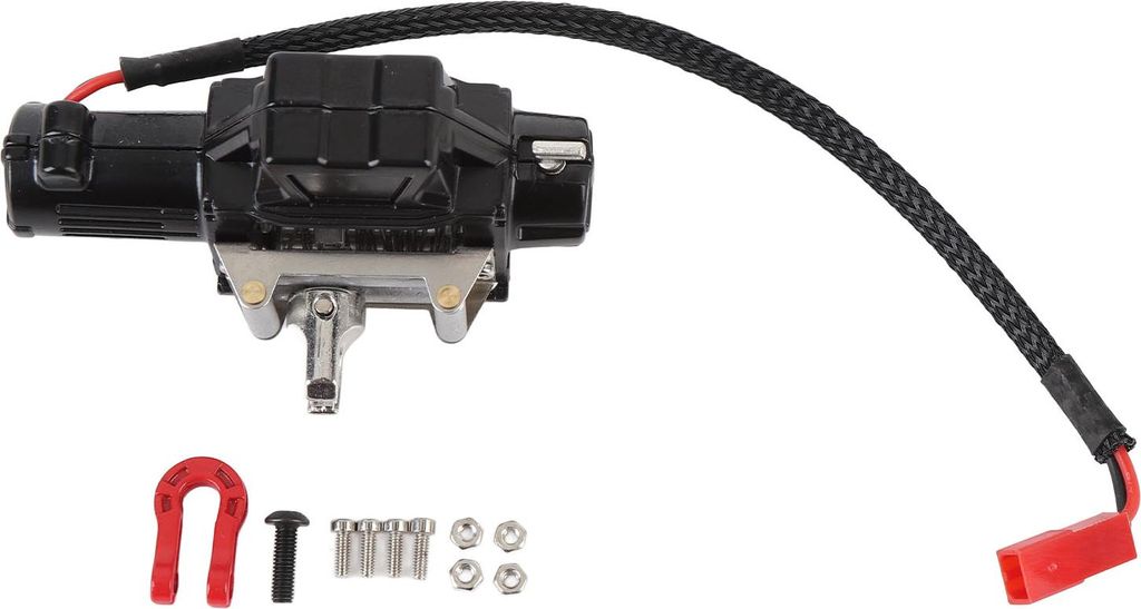 1/10 RC Crawler Winch Metall Simulation Ersatz für Scx10 Scale Car Schwarz