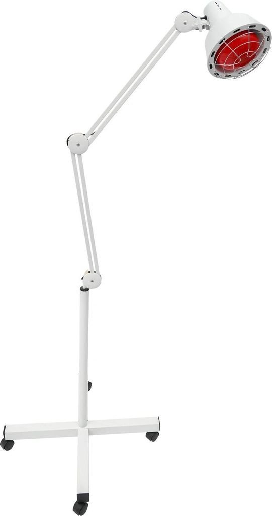 Freistehende Infrarot-Wärmelampe - Physiotherapie-Lampe - Für den Rücken - EU-Stecker 220 V - Temperatur 0–90°C einstellbar - 1,6 m Kabel - S...