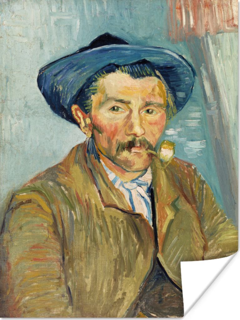MuchoWow Poster Der Raucher - Vincent van Gogh 120x160 cm - Wandbilder