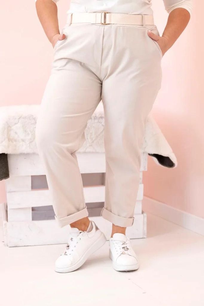 Kesi Damenhosen Yawi cremig 4XL