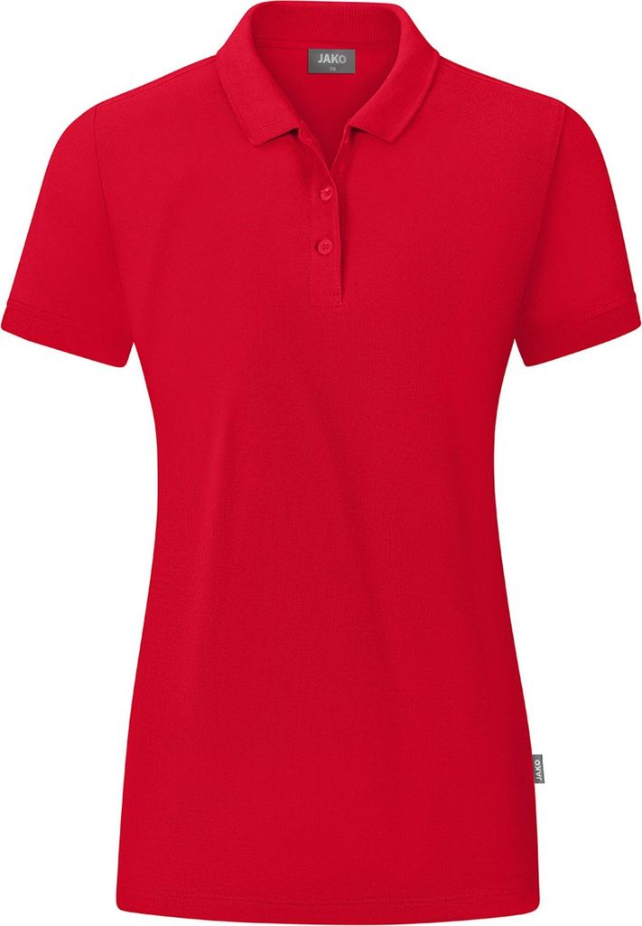 JAKO Damen Polo Organic, Farbe:rot, Größe:40