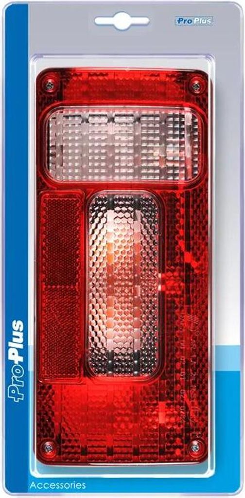 Rückleuchte 6 Funktionen 215x100mm rechts im Blister