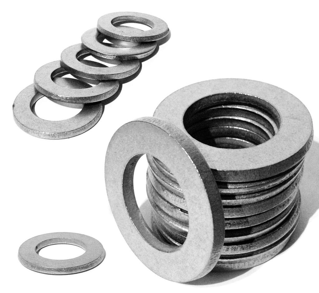 25 Ringe M22 DIN 125 Form A Edelstahl A2