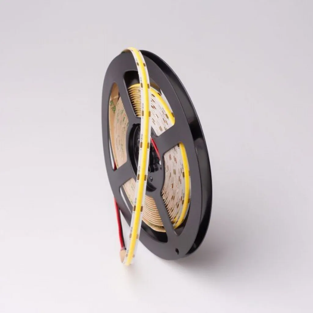 Striscia LED COB 480 LED/m 3000K 9W 5m IP20 - Luce Continua Senza Puntini