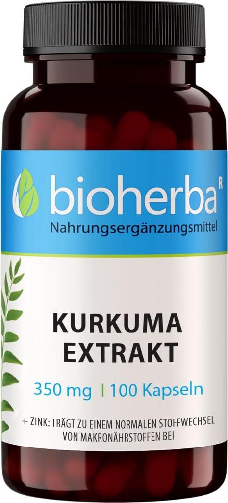Kurkuma Extrakt 350 mg 100 Kapseln PZN 17192096