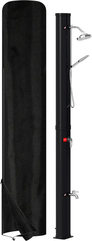 Doccia Esterna Solare TolleTour 40L | Soffione a Pioggia e Copertura