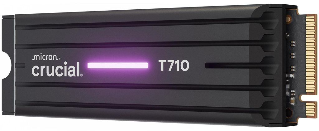 Crucial T710 4 TB SSD M.2 14500 MB/s + Kühlkörper