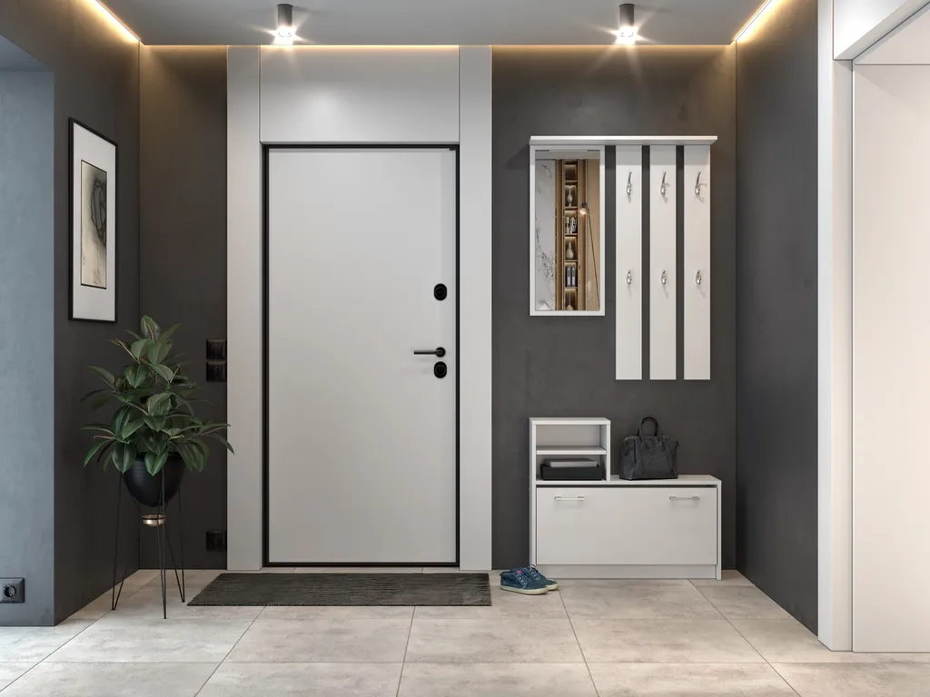 Parete PRIIT Bianca per Ingresso: Design Urban Chic a Prezzo Smart - 4