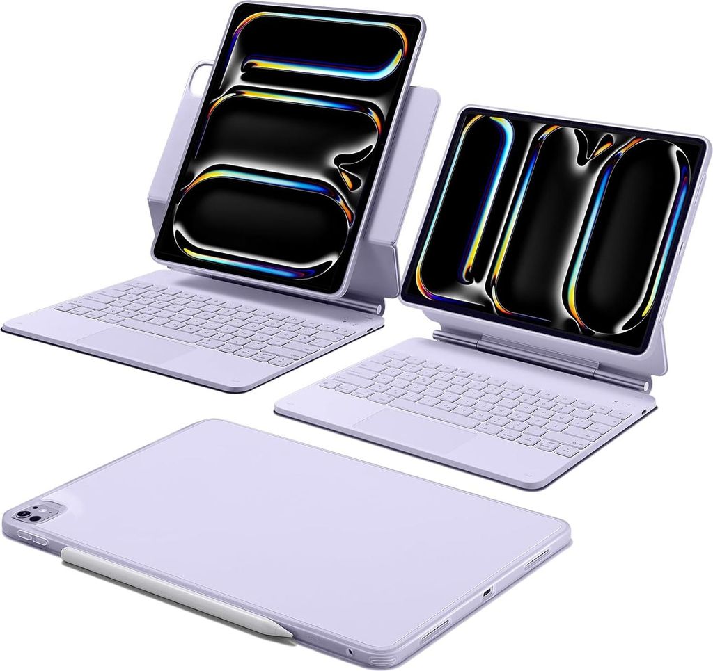 Hülle mit Tastatur für iPad Pro 13 M4 2024 ESR 6B023 magnetisch verstellbar