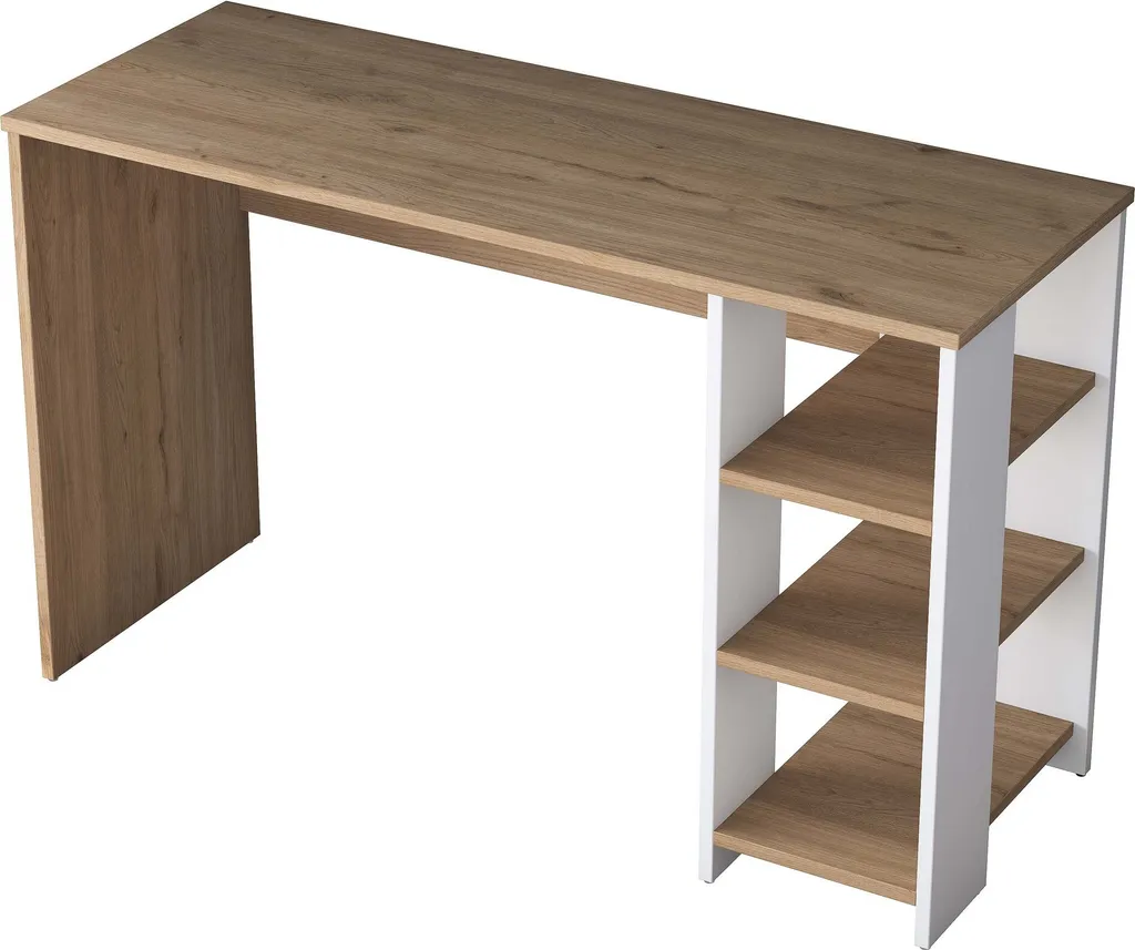 Bureau compact Skye Decor HA108 en noyer, idéal pour optimiser l'espace - 5