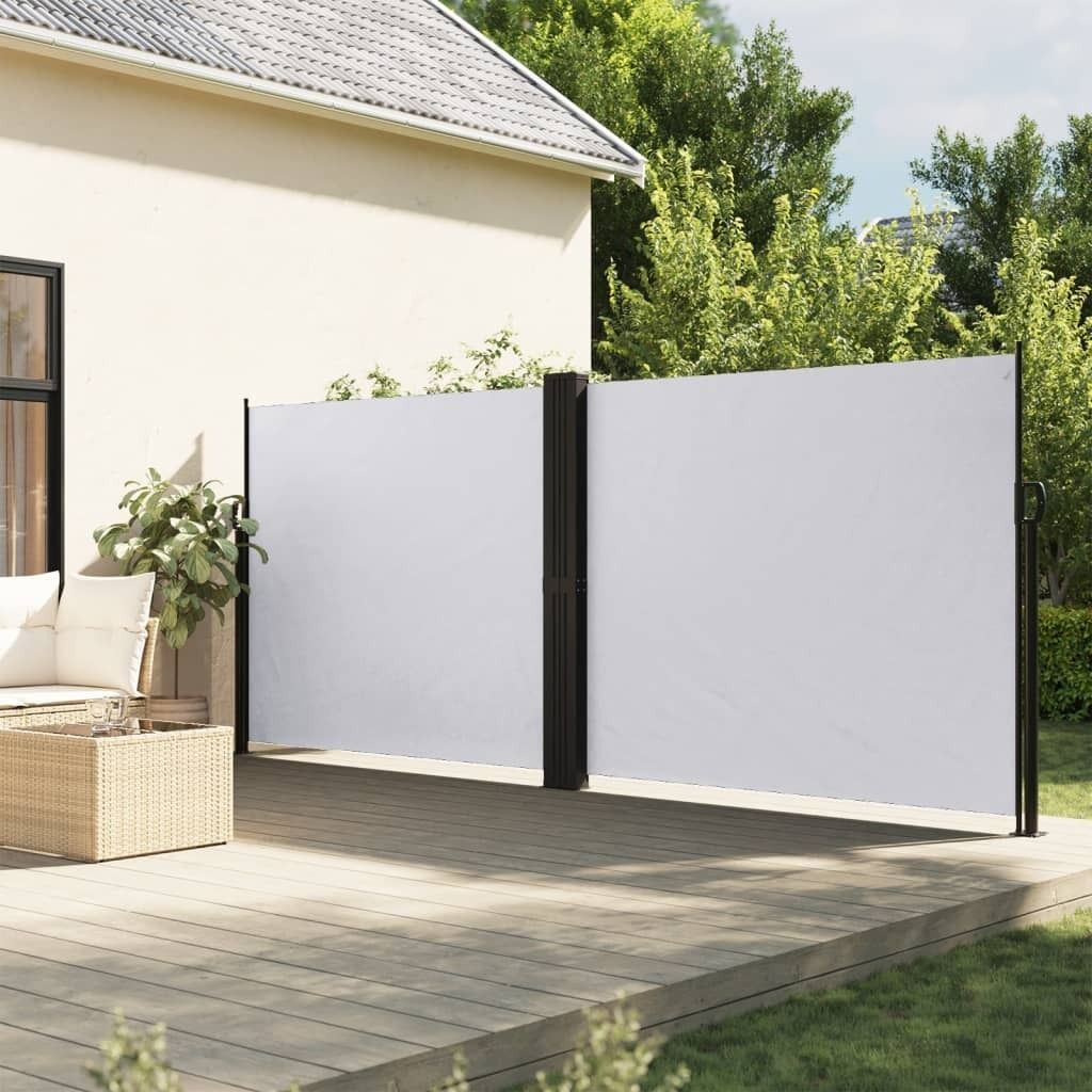 2025 cloris Seitenmarkise Ausziehbar Weiß 160x600 cm - Sonnenschirme Sale5792980 1parcel