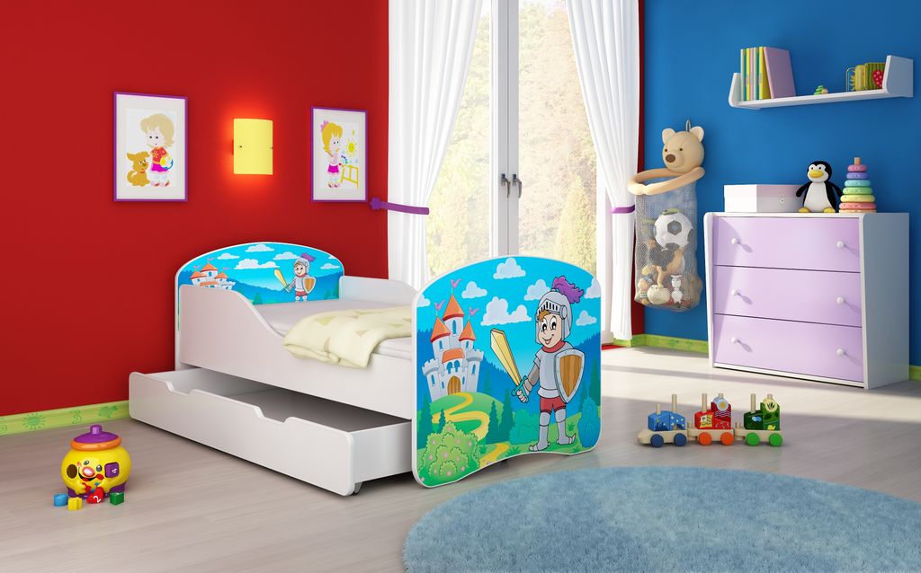 ACMA I Jugendbett Kinderbett Junior-Bett Komplett-Set mit Produktbild 