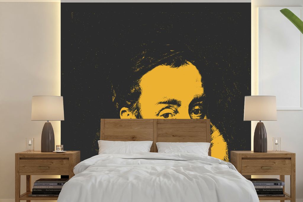 MuchoWow Fototapete für Wohnzimmer oder Schlafzimmer Wandtapete Vinyl Motivtapete Wilhelm von Oranien - Kunst - Gemälde - 350x350 cm - Schlafzi...