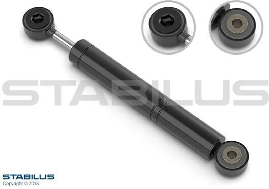 Amortisseur vibrations Stabilus 5427PO pour courroie d'accessoires PK