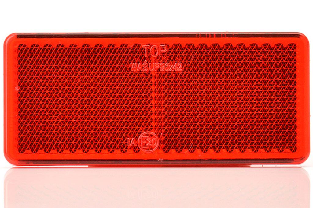 Reflexní prvek 96 x 42 mm vzadu s lepicí páskou Obrázek produktu 