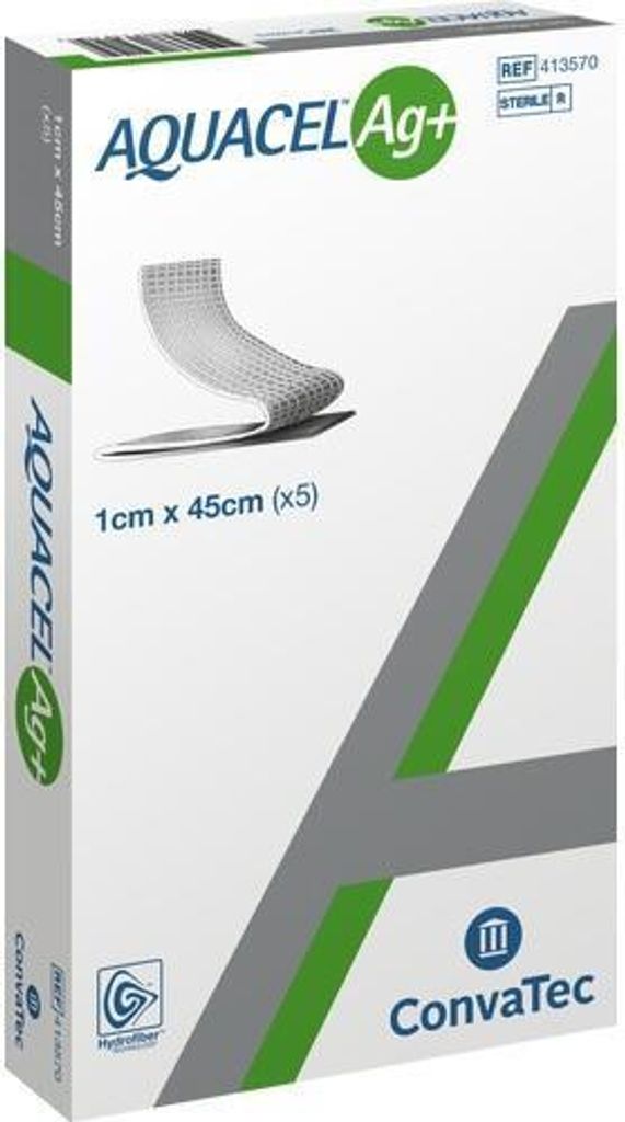 AQUACEL Ag+ 1x45 cm Tamponaden