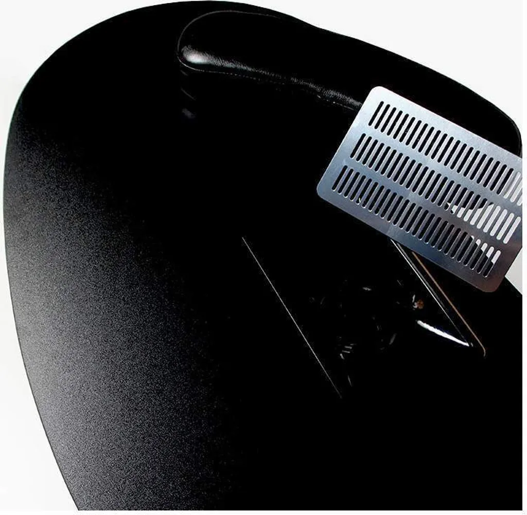 Table de Manucure Pliable Easynails avec Valve d'Écoulement Intégrée Noire