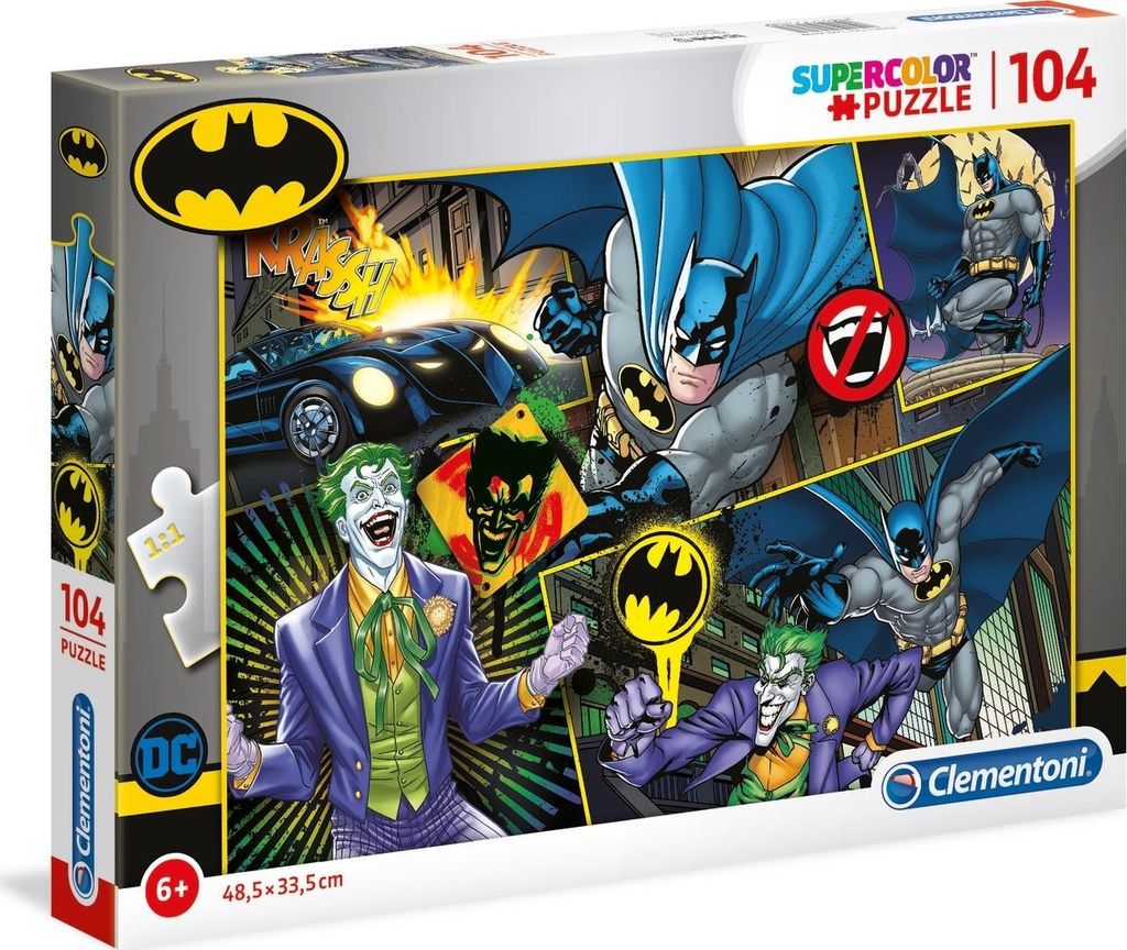 Clementoni - Puzzle Batman DC Comics 104 elementy | Produktbild 