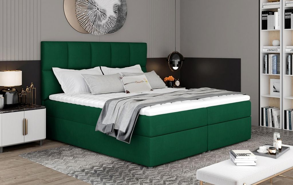 Designer Polsterbett Bett Betten Doppelbett Ehebett Produktbild 