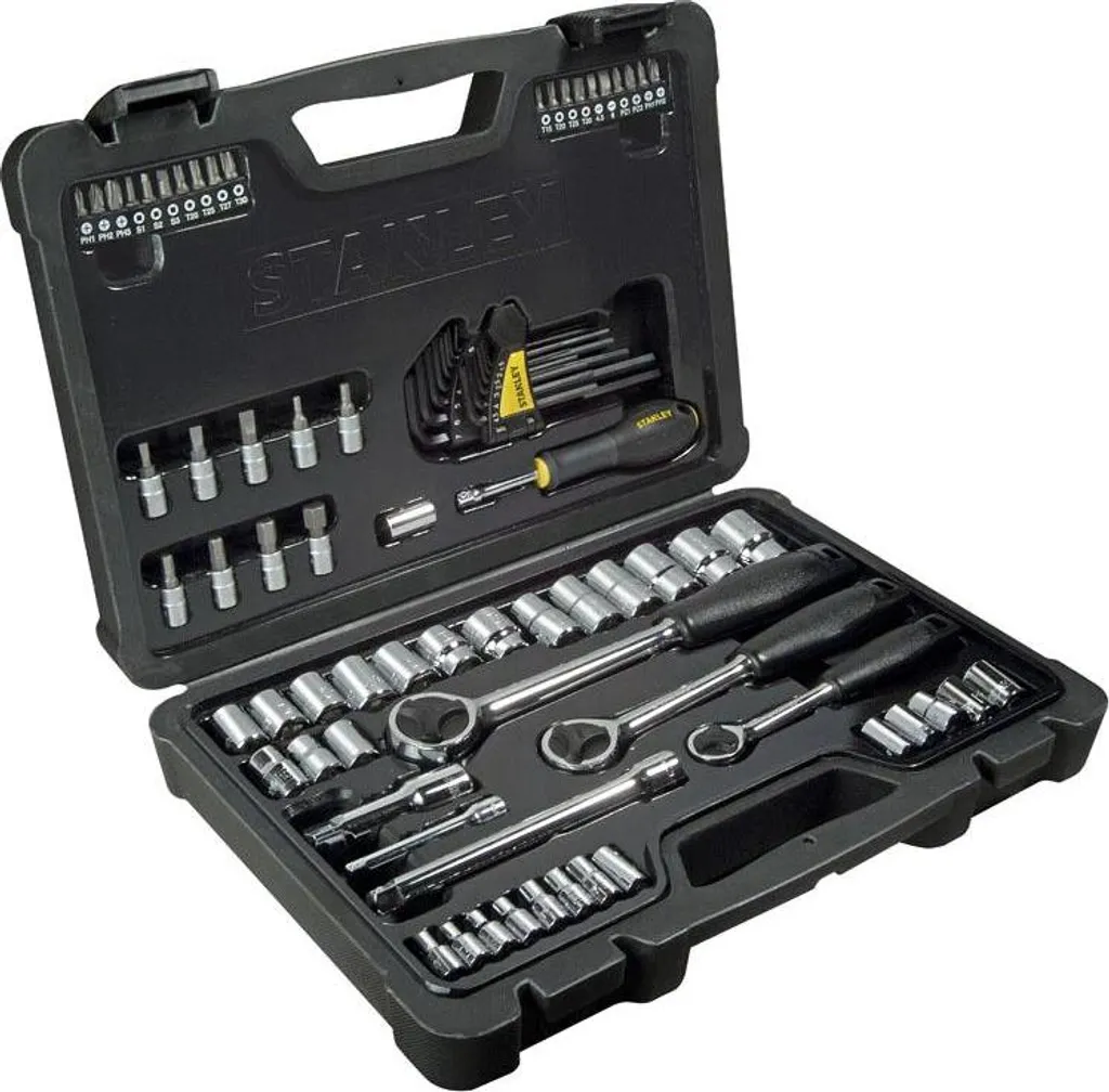 Coffret multi-cliquets Stanley STHT0-73930 en acier chrome vanadium