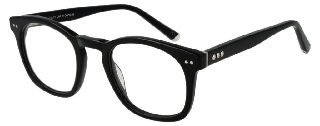 Taylor Morris Mod. W8 49C1 Lunettes de Soleil Rétro et Cadre en Acétate