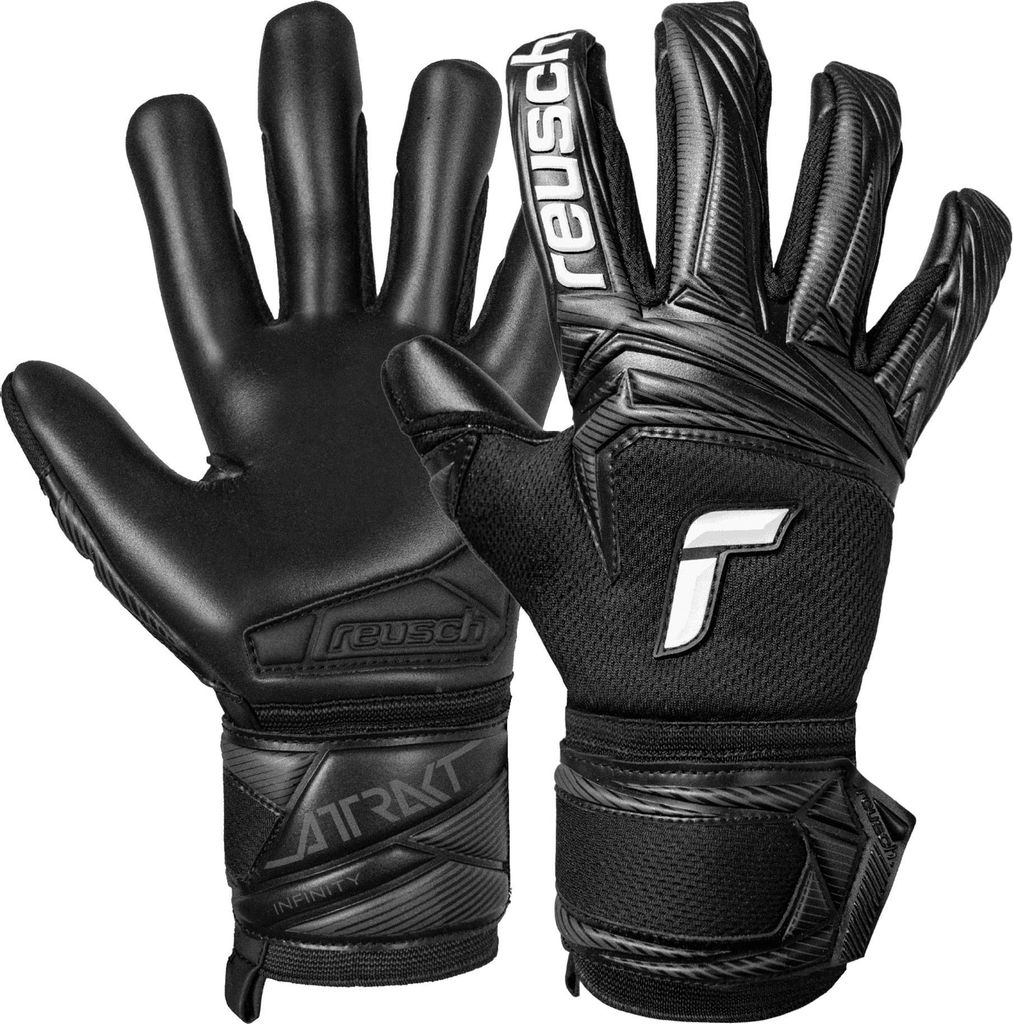 Reusch Torwarthandschuhe Attrakt Infinity Evo NC mit atmungsaktiven Mesh-Einsätzen 7700 black 9