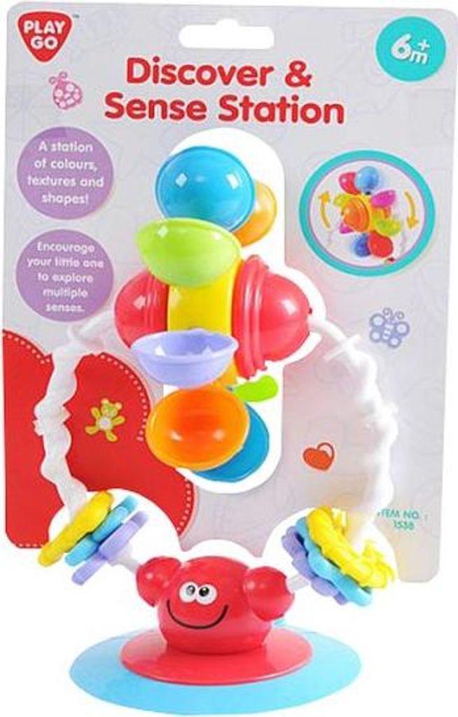 Playgo Babyspielzeug Entdecken und Fühlen mit Saugnapf