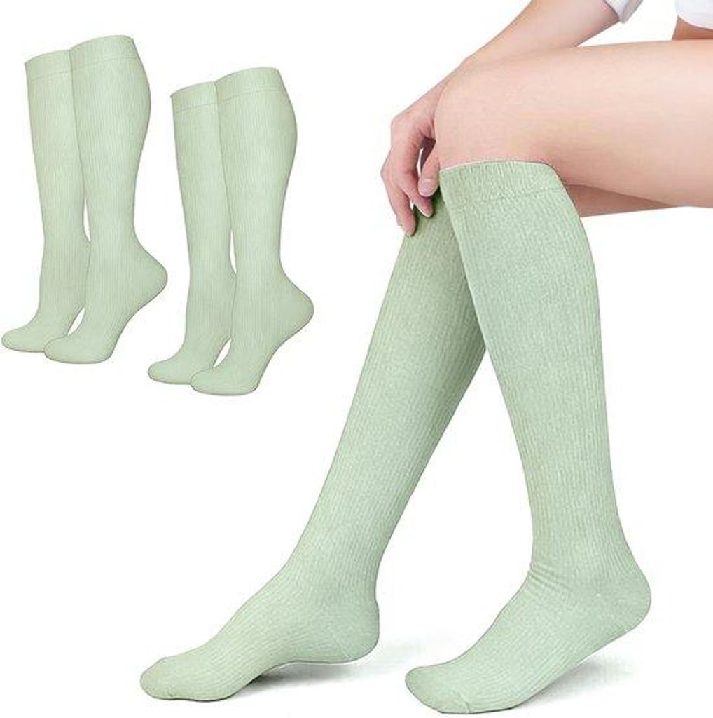 Unisex-Sport-Unterdruckkompresse 15-20 mmHg für Medizin, Laufen und Reisen - XL (Tropfen 40-46)
