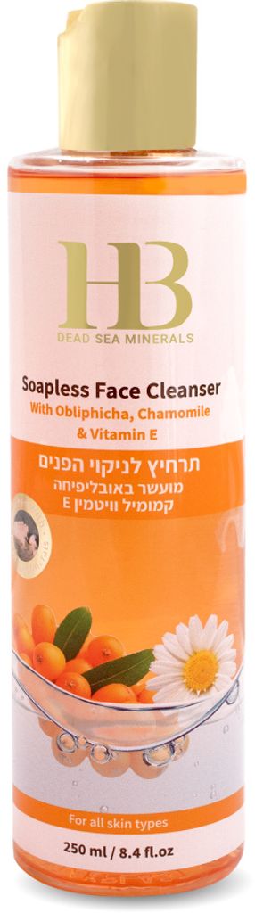 Health&Beauty Seifenfreier Gesichtsreiniger mit Obliphicha , Kamille und Vitamin E 250 ml