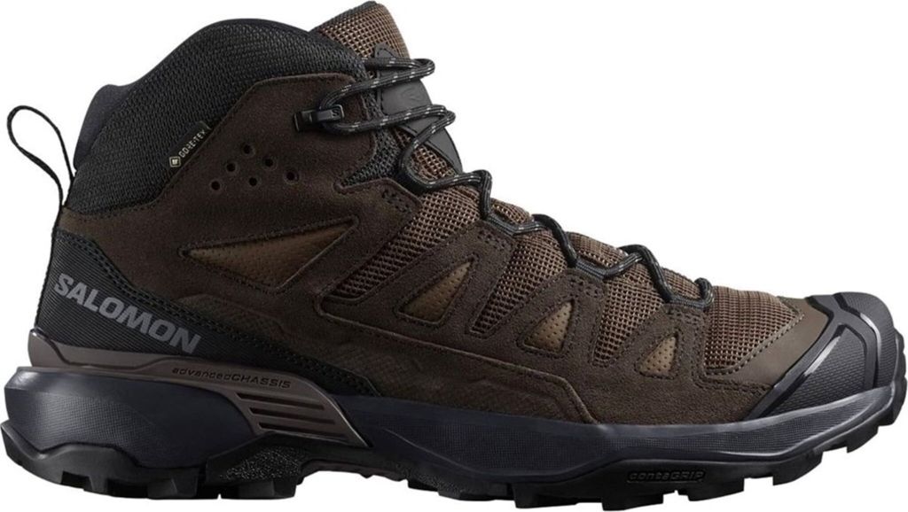 Salomon Boots L47570900 in Brown color size 42 2/3
