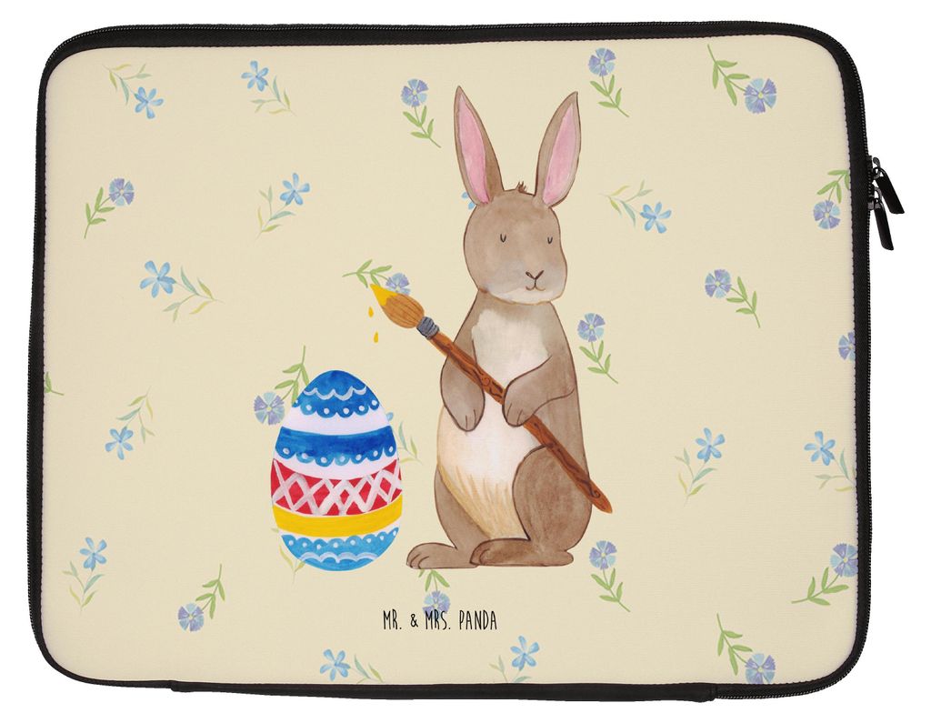 Mr. & Mrs. Panda Laptop Tasche Hase Eier Malen 33 x 42 cm - Produktbild 