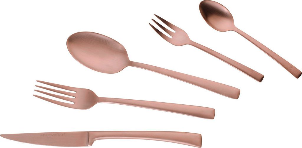 Echtwerk Tafelbesteck Avelino Bronze 30-teilig 6 Personen Produktbild 