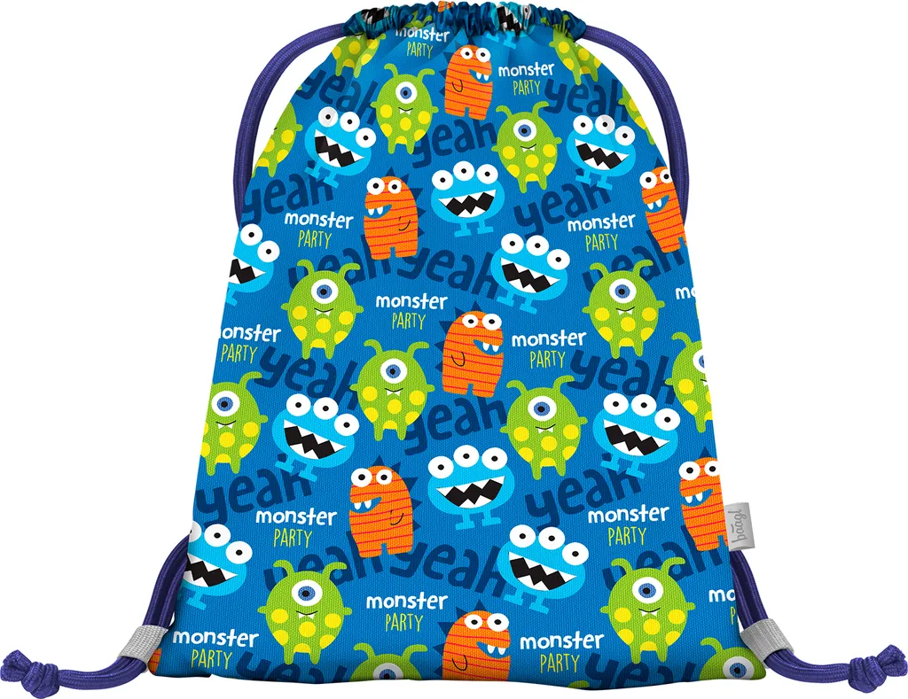 Zaino Asilo BAAGL Mostri: Borsa Scuola Infanzia Ergonomica e Divertente