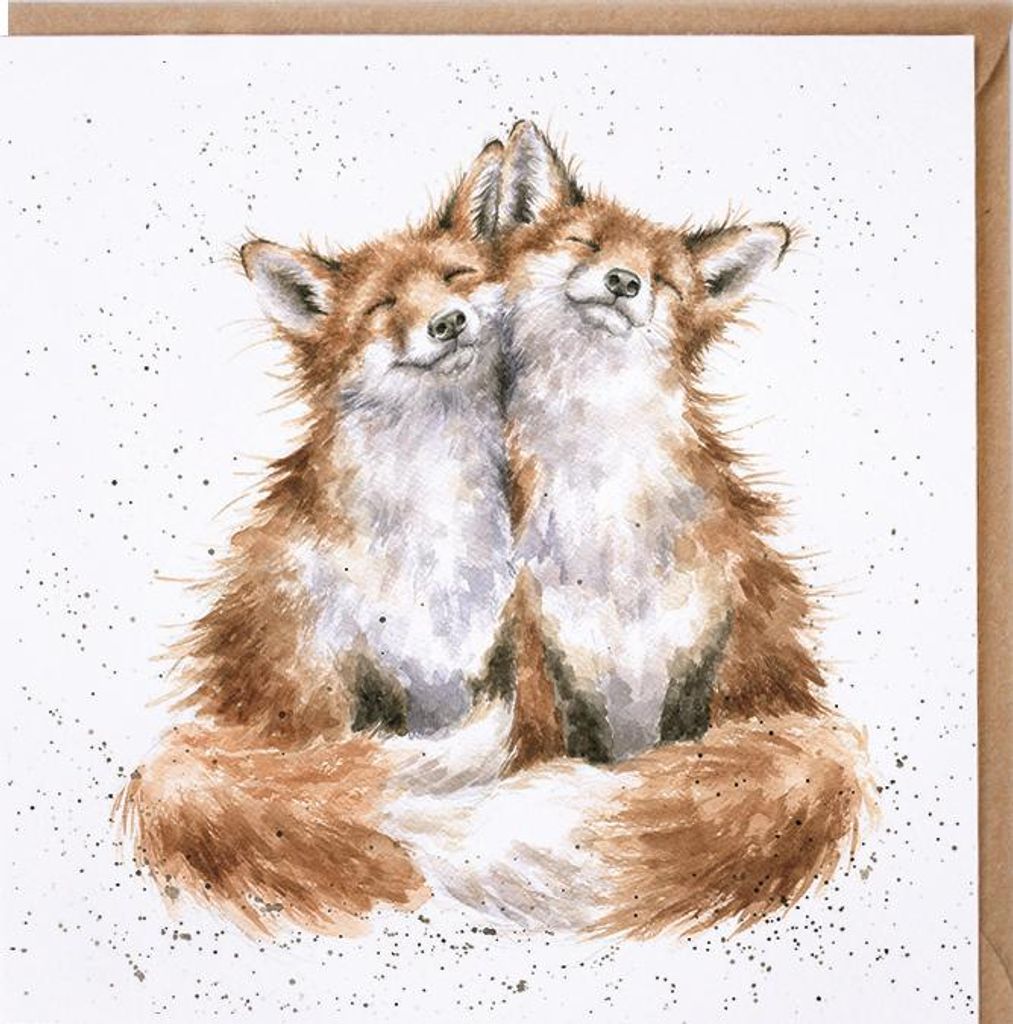 Karte Fuchs "Zufriedenheit"