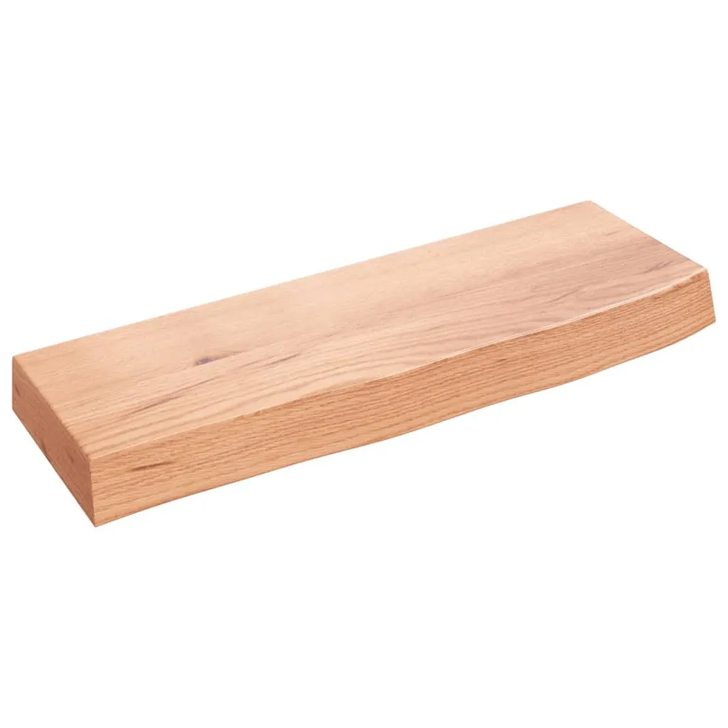Mensola Parete Rovere Chiaro 60cm - Design Minimal in Legno Massiccio