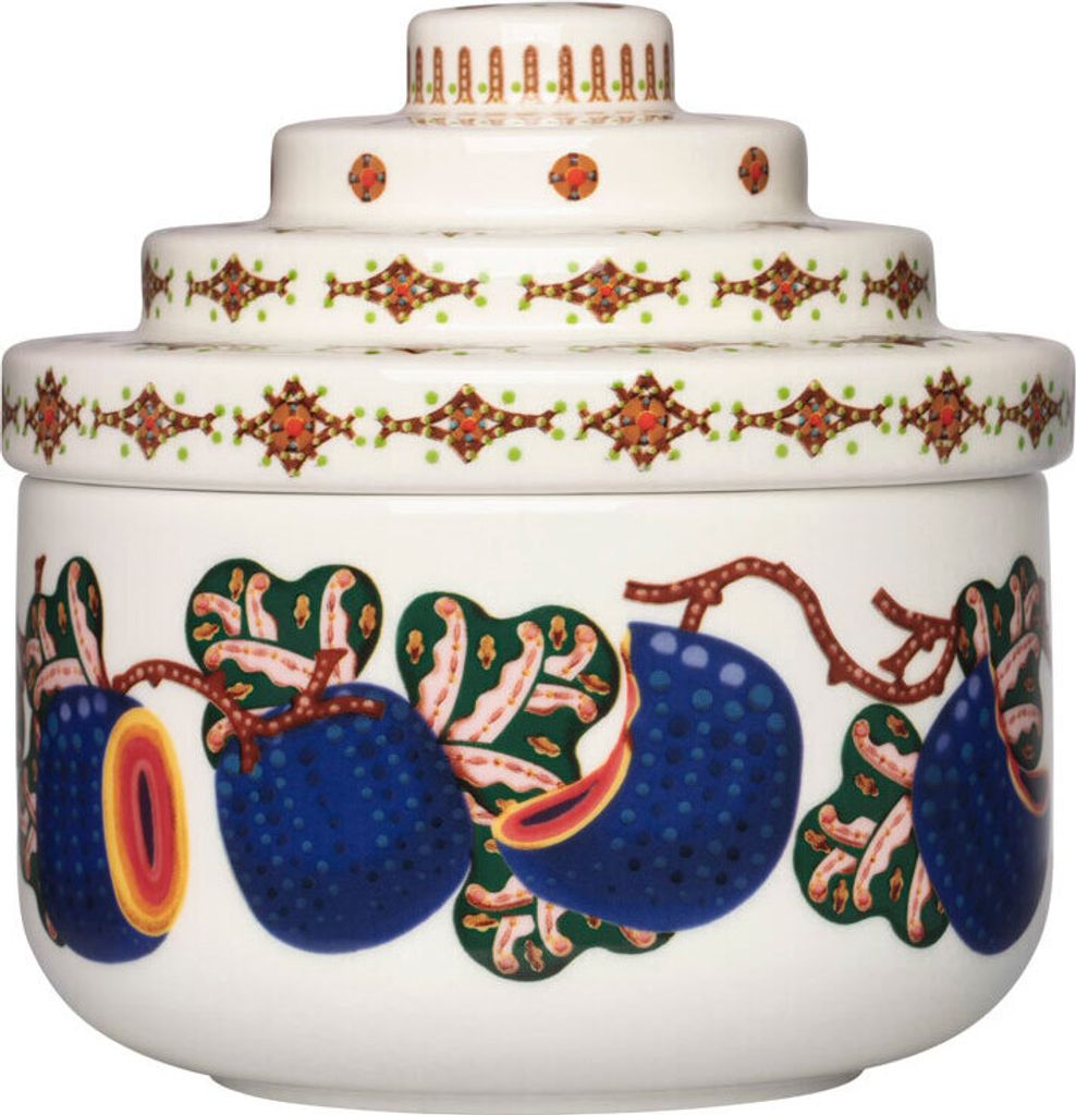 ittala Taika Sato decorat ceramic jar 145X150mm 1070941