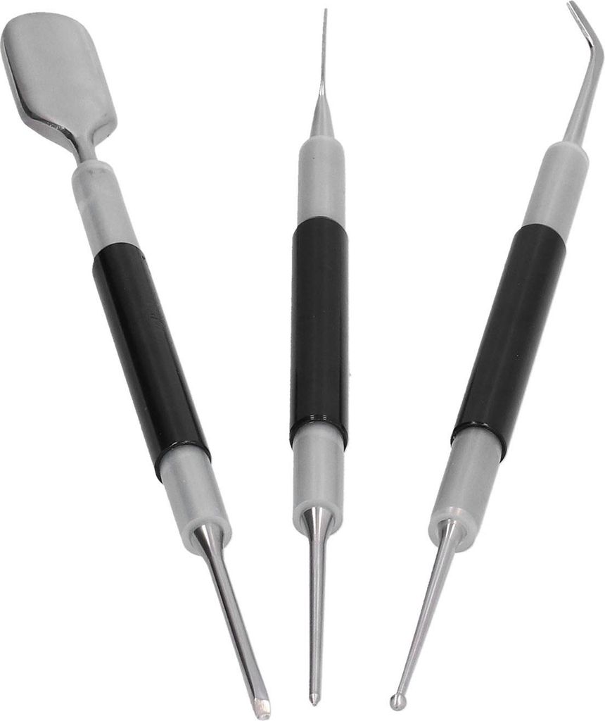 3Pcs/Set Edelstahl Kaffee Latte Nadel Latte Kunst Stift Kaffee Dekoration Werkzeug für Zuhause