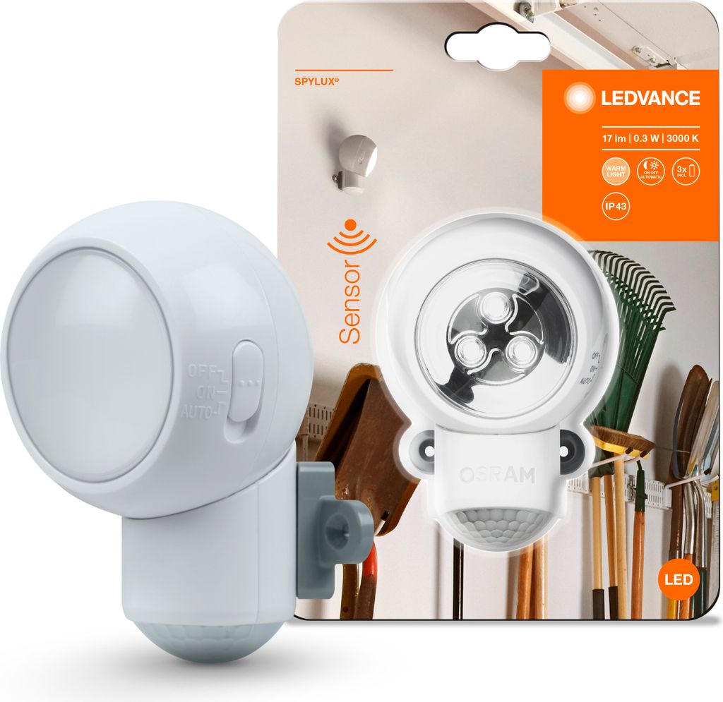 LEDVANCE Nachtlicht Spylux Sensor LED WT 6XBLI1 Obrázok produktu 