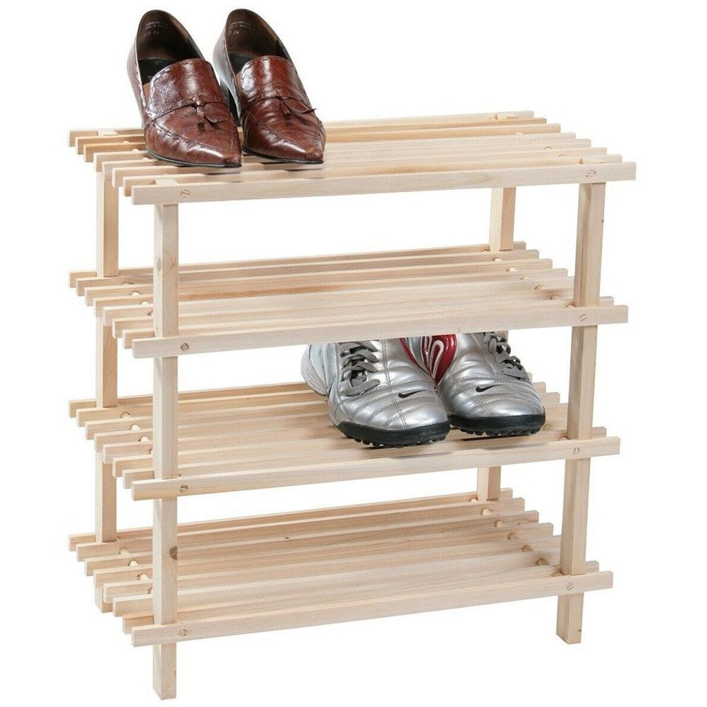 KESPER Schuhregal mit vier Ablagen 54 x 52 x 26 cm hell 69724