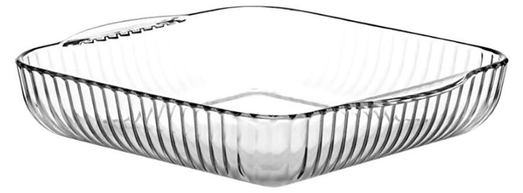 Paşabahçe plat à four Borcam carré 3200 cc en verre Image du produit 