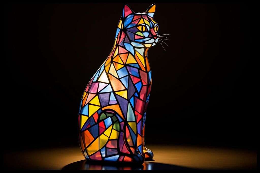 Plakat 86,4x56,8cm Katzenfenster