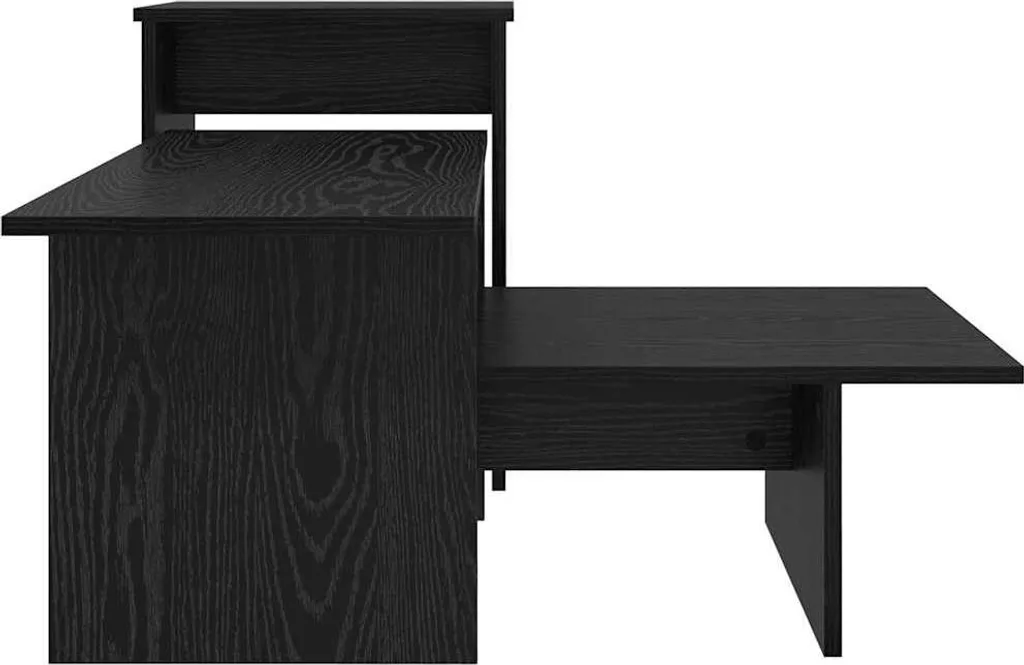 Crea Atmosfera con la Consolle vidaXL Rovere Nero 80x50x225 cm - 6