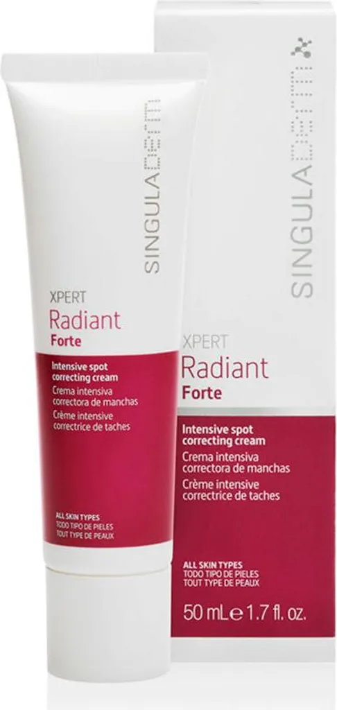 Xpert Radiant Forte 50 ml Singuladerm soin aux peptides anti-taches noir