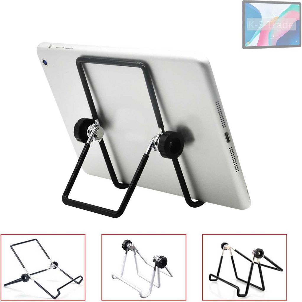 K-S-Trade Tablet-Ständer Tablet-Halterung Tablet-Aufsteller kompatibel mit TCL NXTPAPER 12 Pro faltbarer Tischständer Tablet Halterung