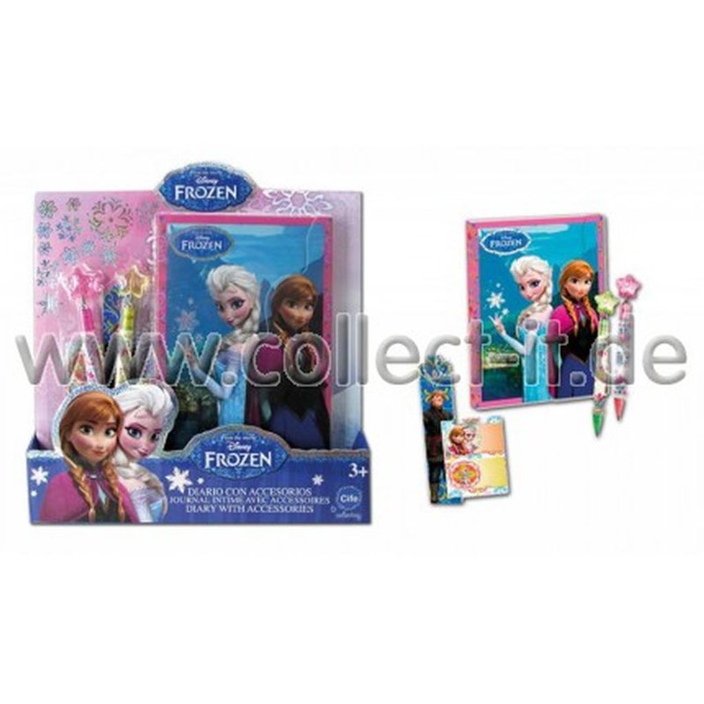 Frozen Tagebuch mit Zubehör, 6-teilig