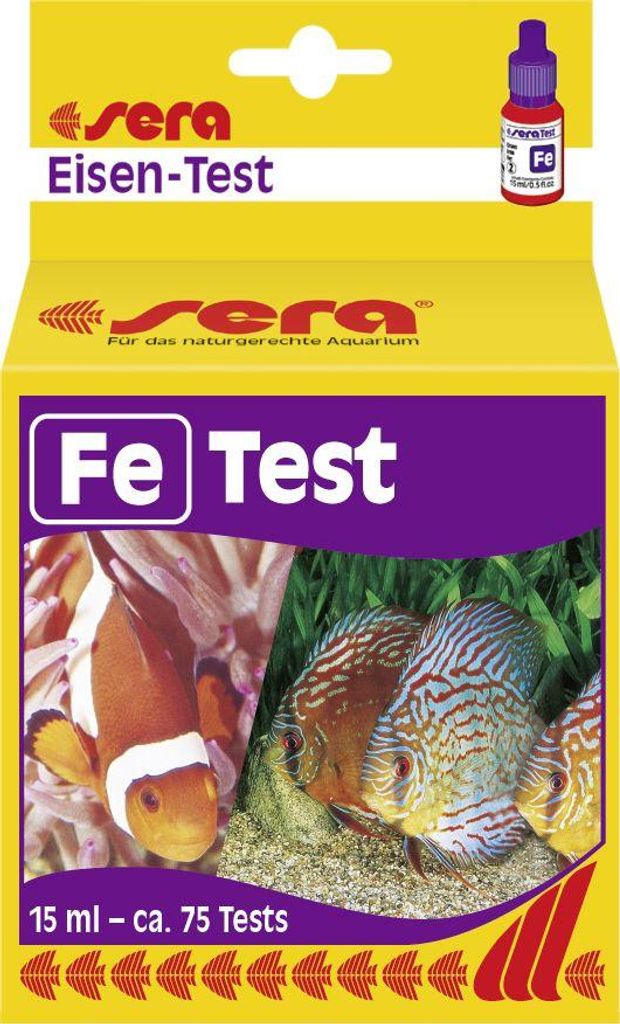 sera Eisen-Test (Fe), 15 ml, Wasser-Testreagenz, Eisen Produktbild 
