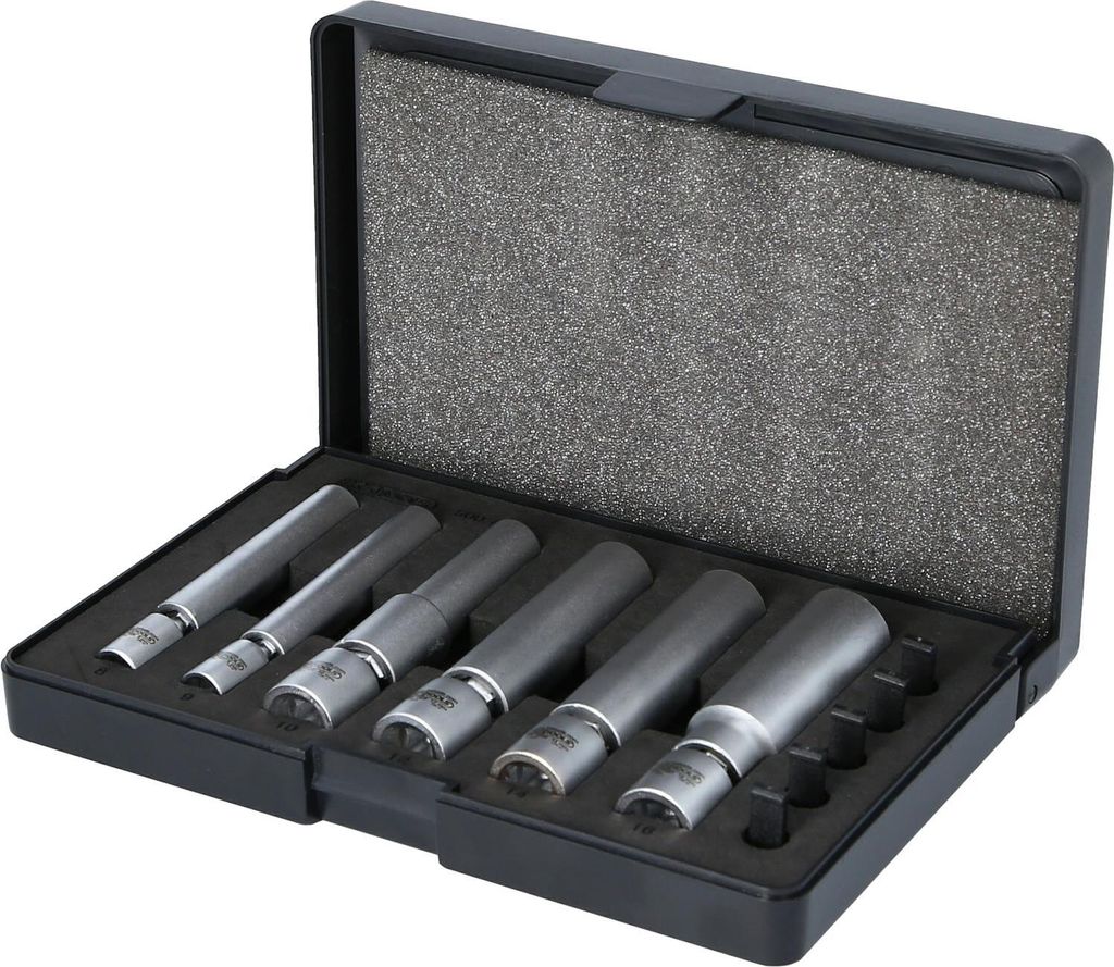 KS Tools 1/4 + 3/8 Spezial-Glüh- und Zündkerzen-Stecknuss-Satz mit Gelenk, 11-tlg