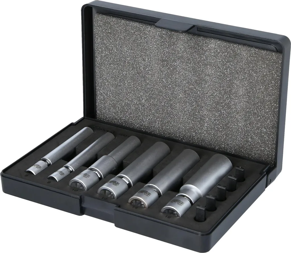 Jeu de douilles articulées 11 pièces en acier chrome-vanadium robuste